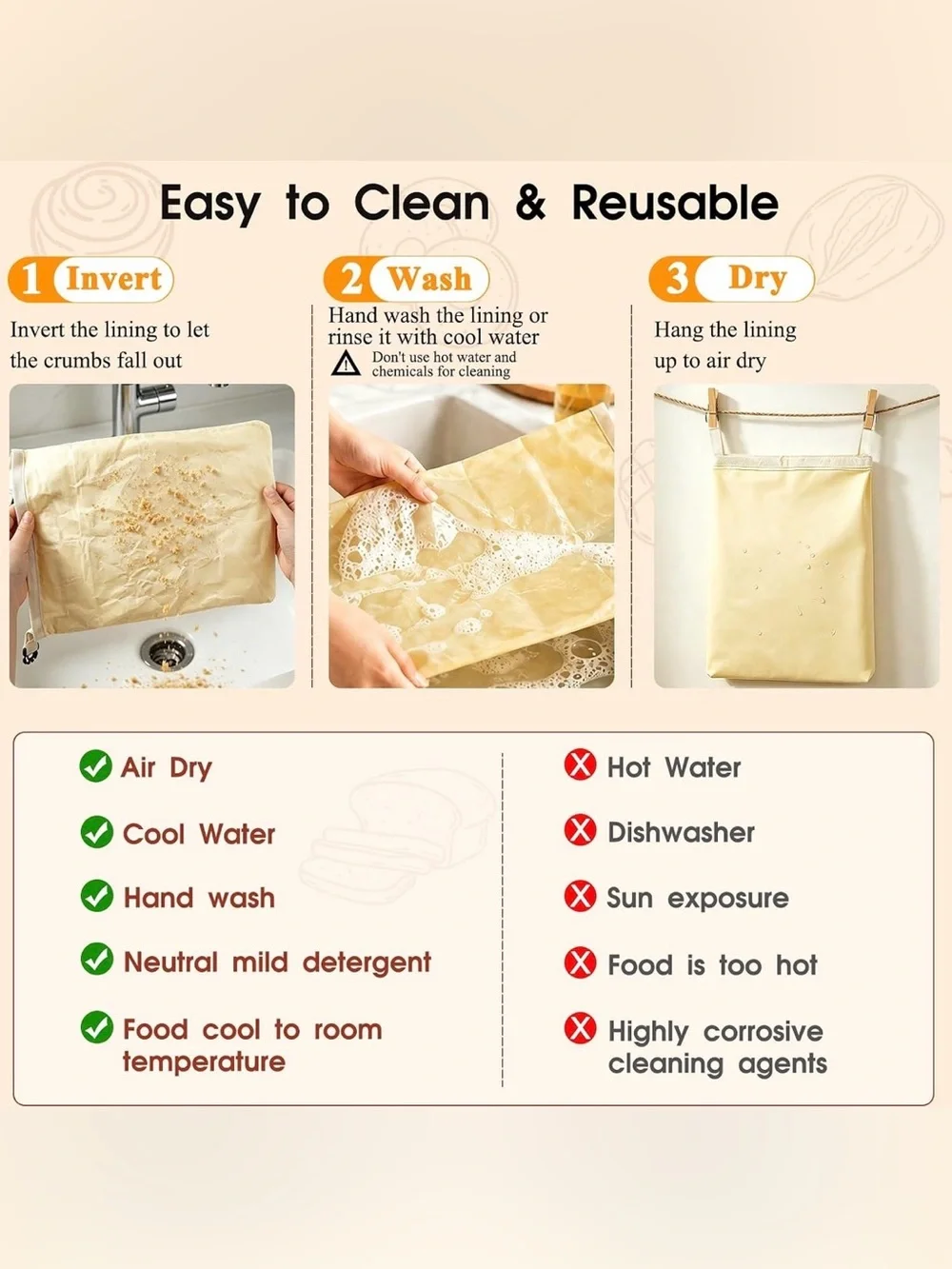 Beeswax Bread Bags for Sourdough